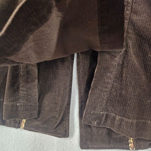 CAbi Brown Corduory Blazer #523 One Button Fitted Classic Capsule Minimal Sz S - Picture 8 of 8